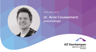 Aankondiging start dr. Arne Coussement