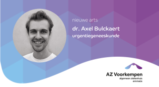 Aankondiging dr. Axel Bulckaert