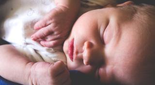 Baby slaapt